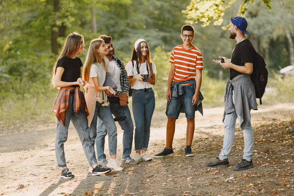 "Gruppe auf Tour"